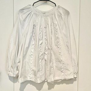Comme Des Garcons White Blouse